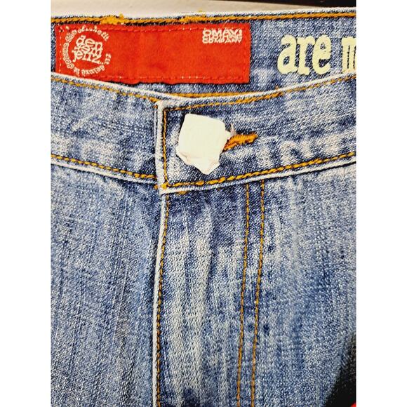 OMAVI NEW! DEADSTOCK! VINTAGE 90'S Delux Fit Baggy Jeans Size 36 Medium Wash - Picture 3 of 12